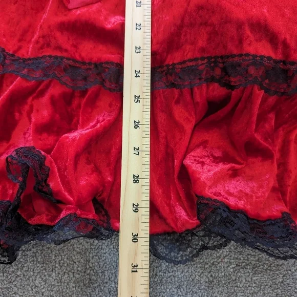 Gothic Red Velvet Red Riding Hood Lolita Costume - Picture 9 of 9